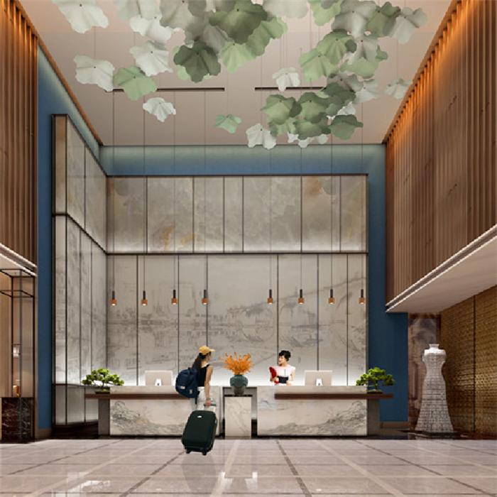 酒店燈具照明_花瓣造型藝術吊燈廠家定制【孫氏照明】