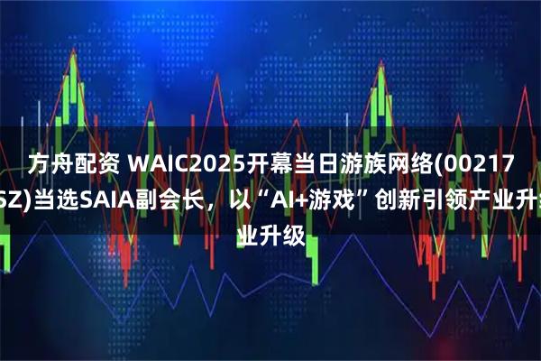 方舟配资 WAIC2025开幕当日游族网络(002174SZ)当选SAIA副会长,以“AI+游戏”创新引领产业升级